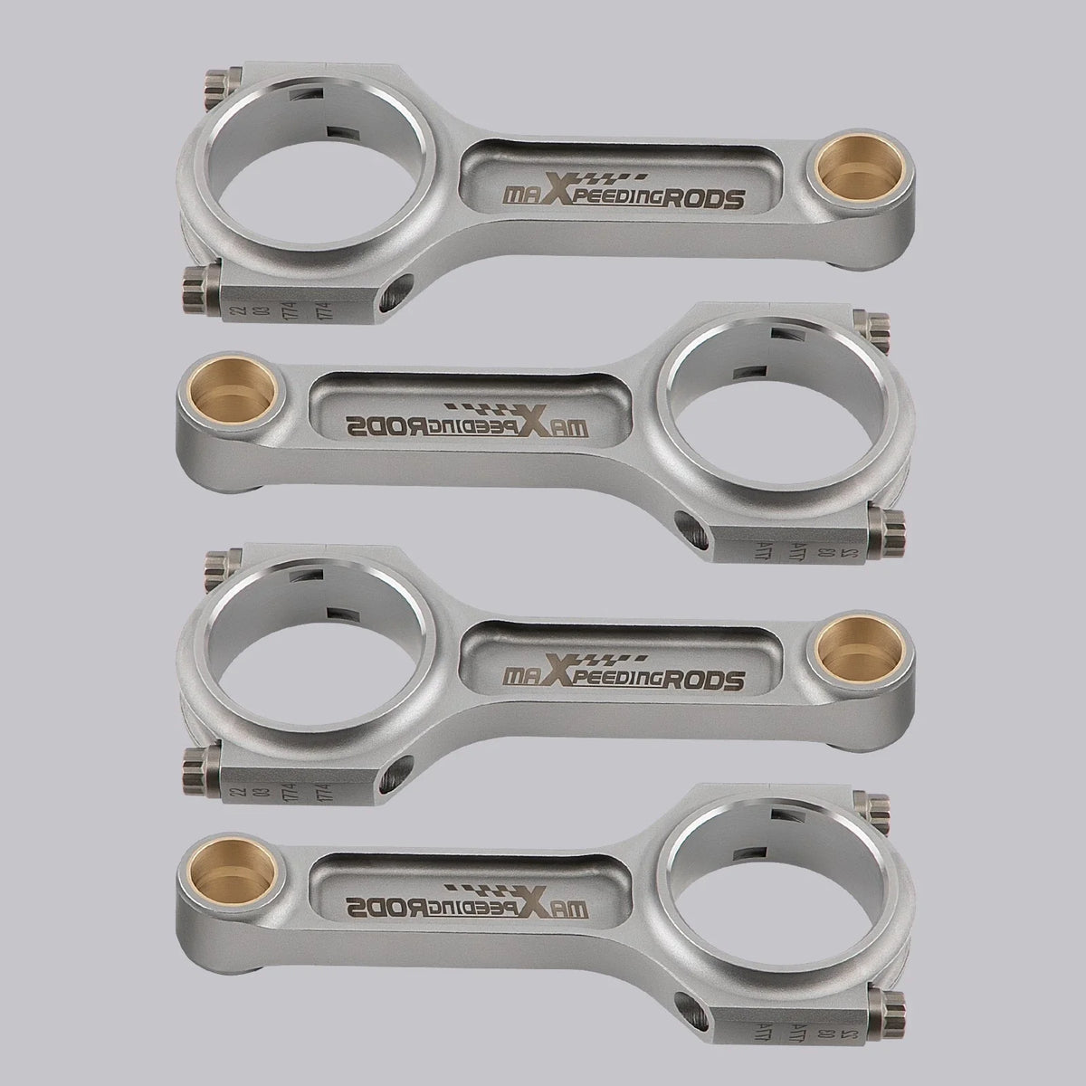 Forged I-Beam Connecting Rods for Honda Civic CRX D16 ZC SOHC VTEC (5.394")