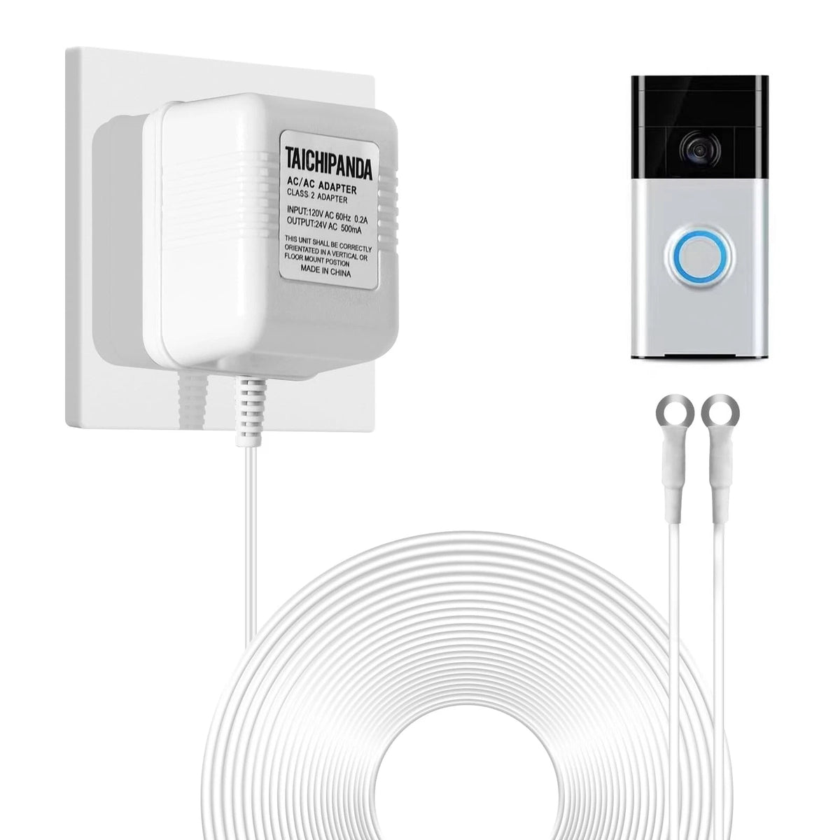24V Doorbell Transformer for Ring Video Doorbell (All Models)