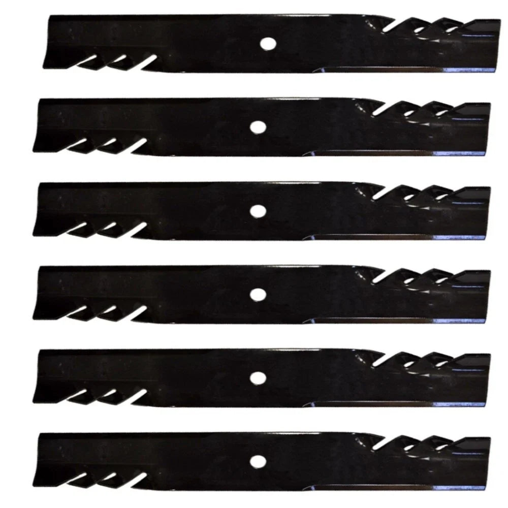 6PK Blades for Exmark 52" Deck (Fits 48108, 482462, 481707)