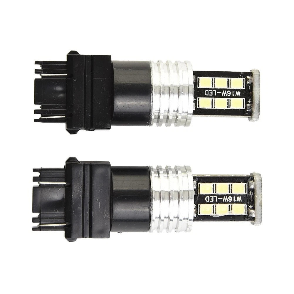 2X White Light LED Bulbs for Cars (12V DC 1600LM)