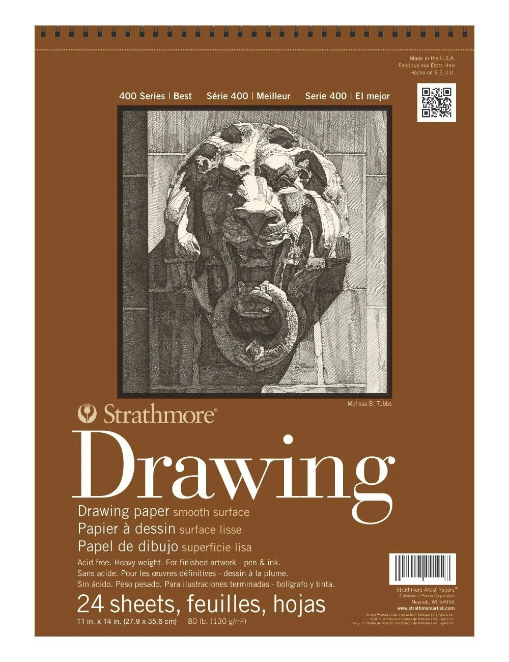 11x14 Smooth Surface Drawing Paper for Strathmore 400 Series (No Part Numbers)