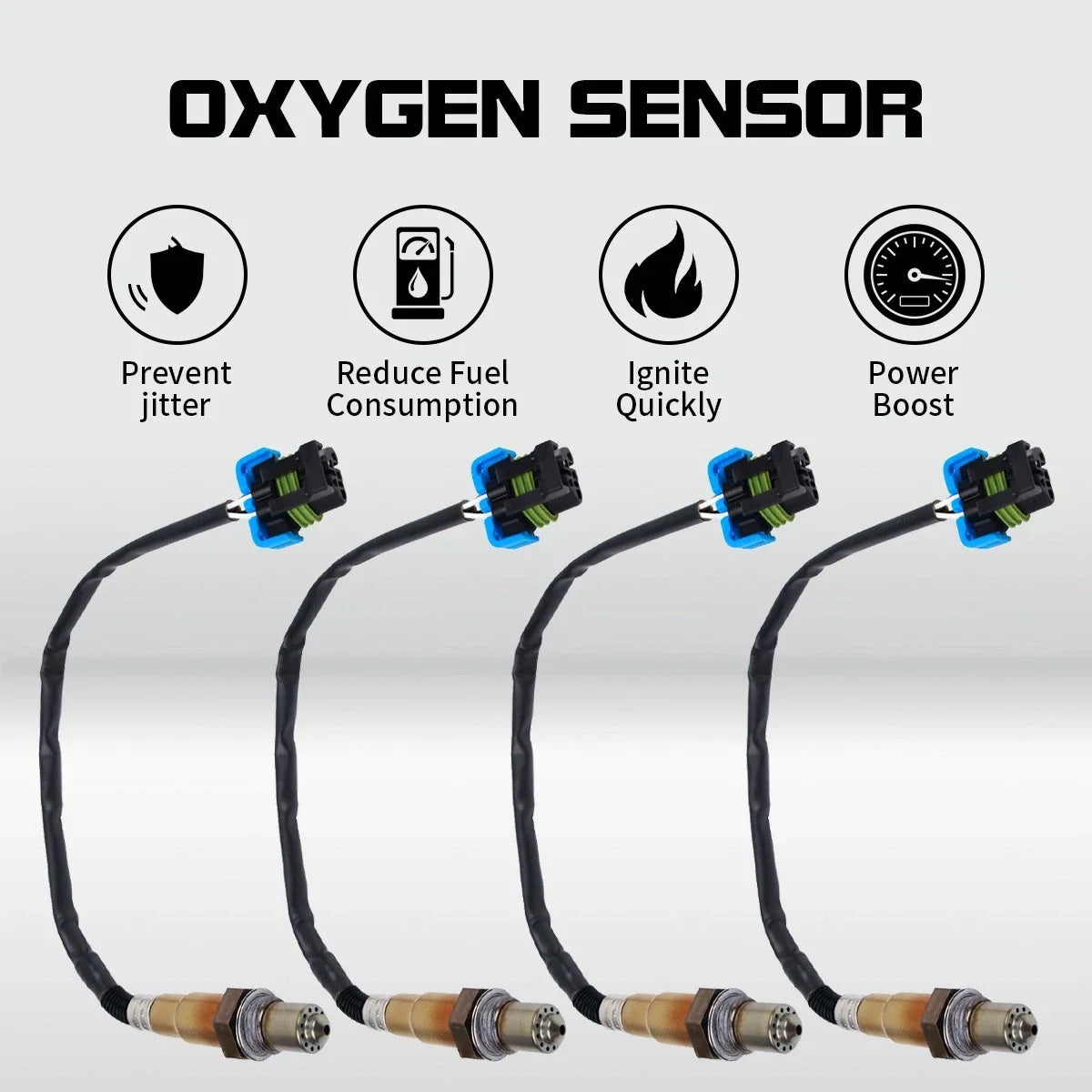 Set of 4 Oxygen O2 Sensors 234-4815 for Buick Chevy Cadillac GMC Saturn (2009–2017)
