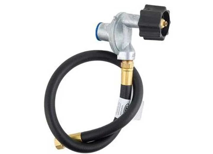 2-Stage LP Regulator with 24" Hose QCC Inlet x 3/8 FNPT Outlet