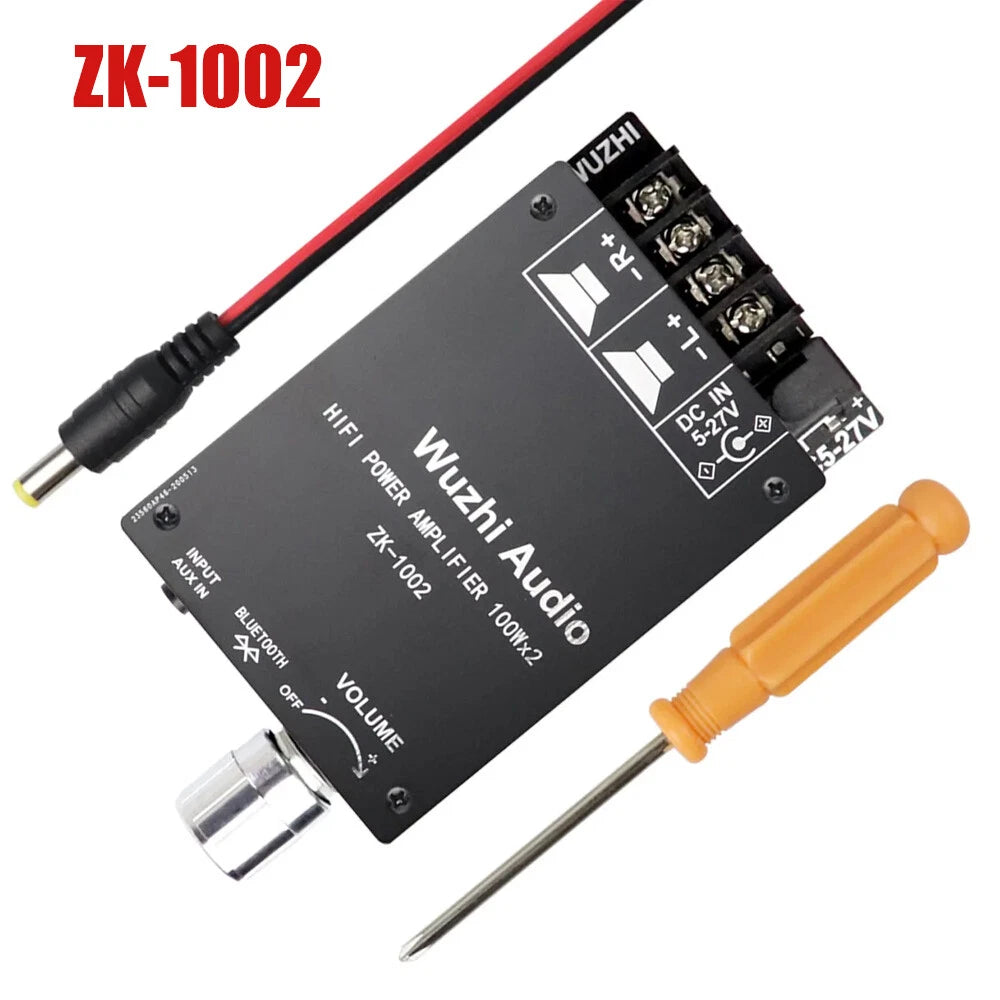 ZK-1002 Bluetooth Digital HIFI Stereo Audio Power Amplifier Board