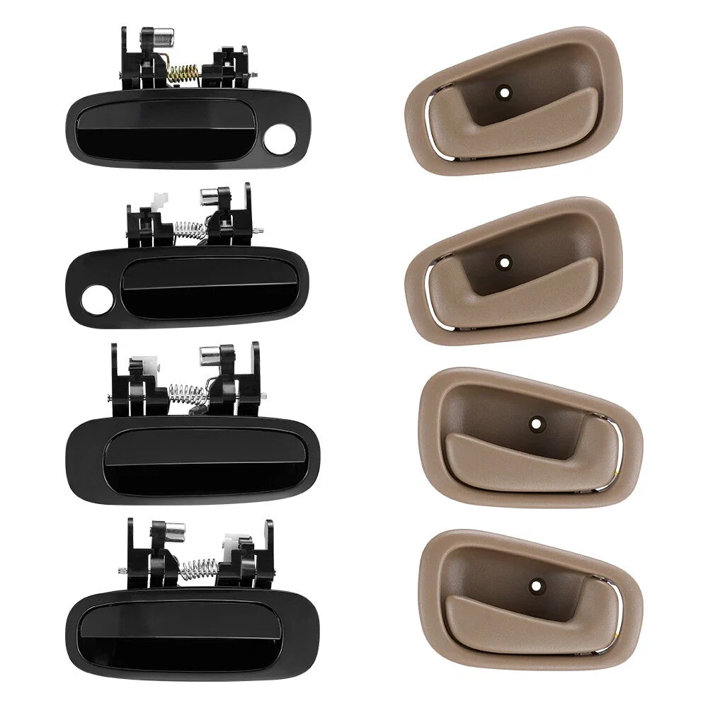 Set of 8 Door Handles for Toyota Corolla (1998–2002)