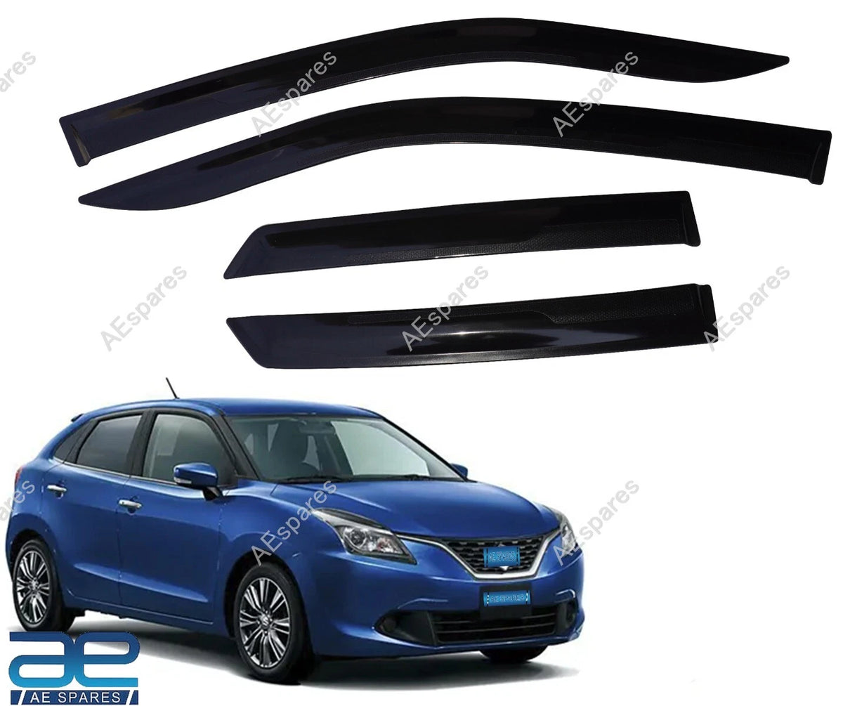 Set of 4 Window Visors for Suzuki Baleno (2015–2021)