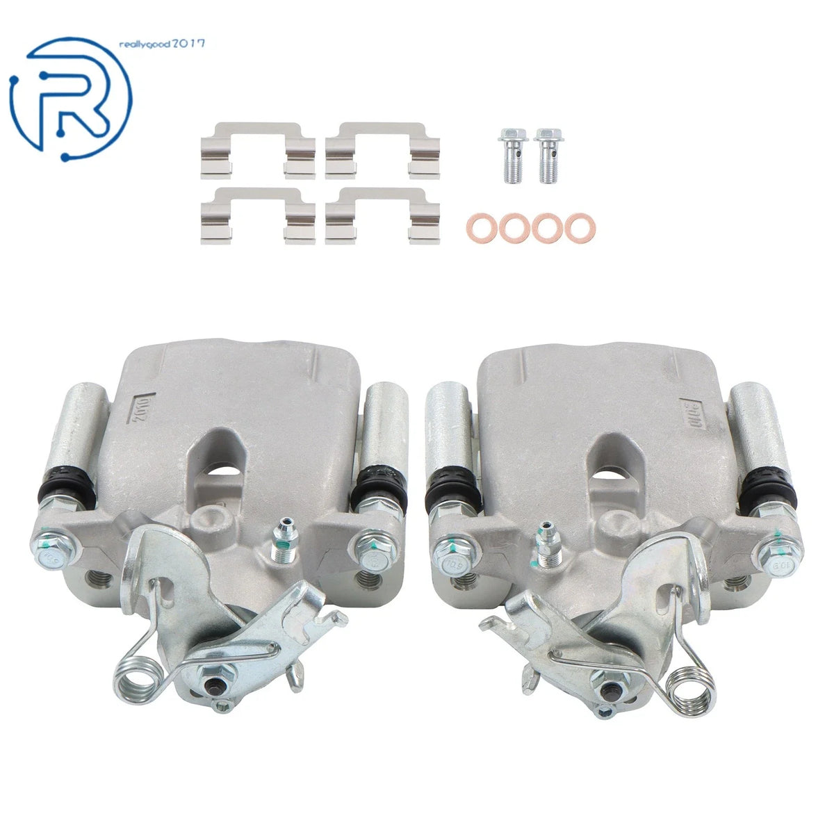 Set of 2 Rear Brake Calipers for Buick LaCrosse Allure (2010–2011) 3.0L V6