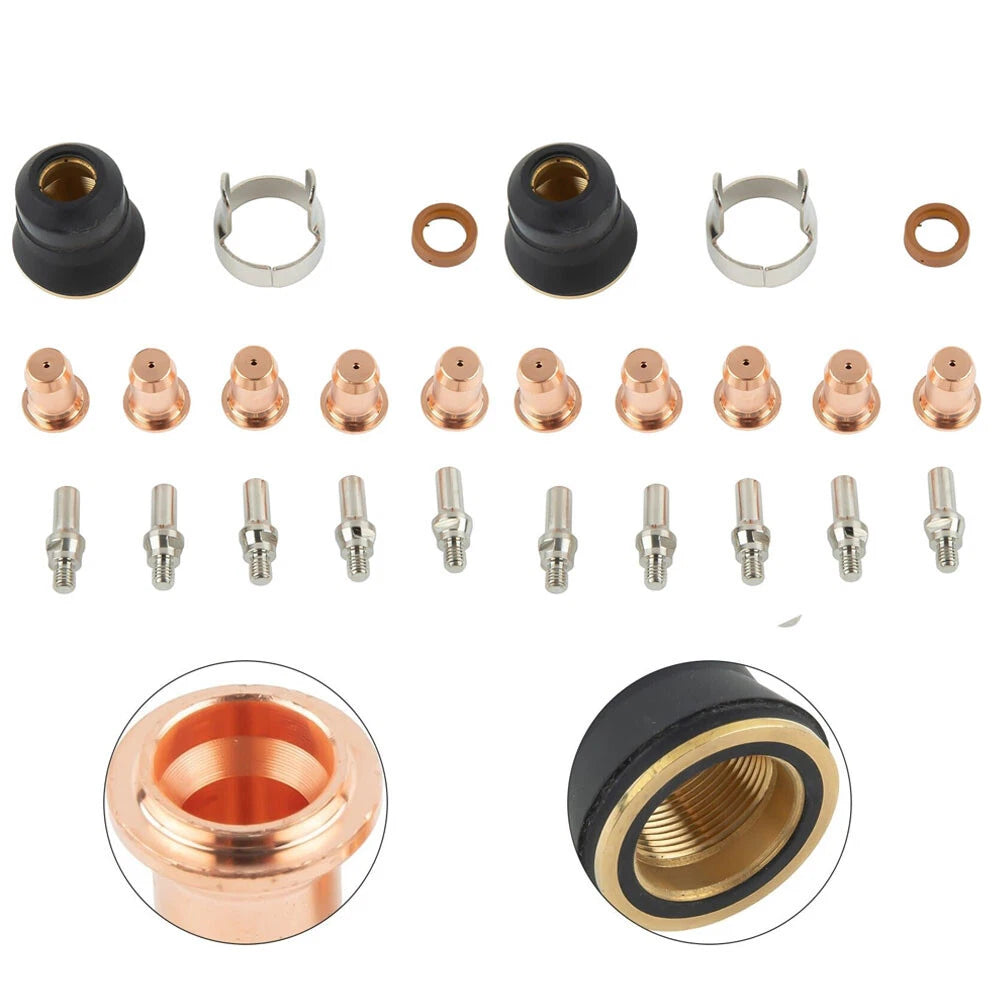 1/2 Tip Kits for Harbor Freight Titanium Plasma 65 Torch (TI-PC65, IPT-65, 58895)