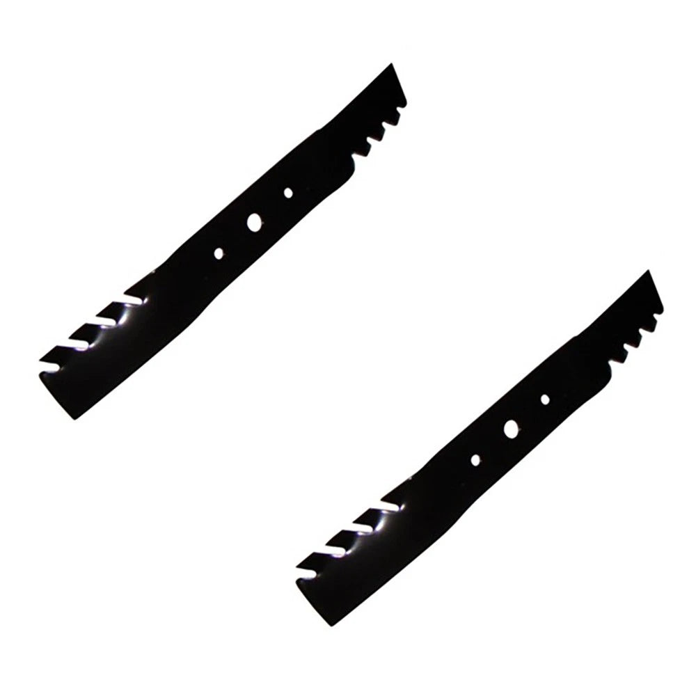 Set of 2 Mulching Mower Blades for John Deere LT155 LT166 (38" Deck)