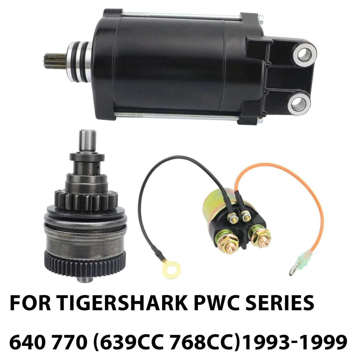 Starter for Arctic Cat Tigershark Montego 640 (1994–1997) W/Bendix & Relay