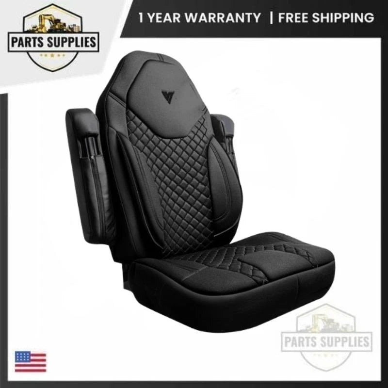 Black Cloth Seat Cover for Peterbilt 579 567 (2015–2023)