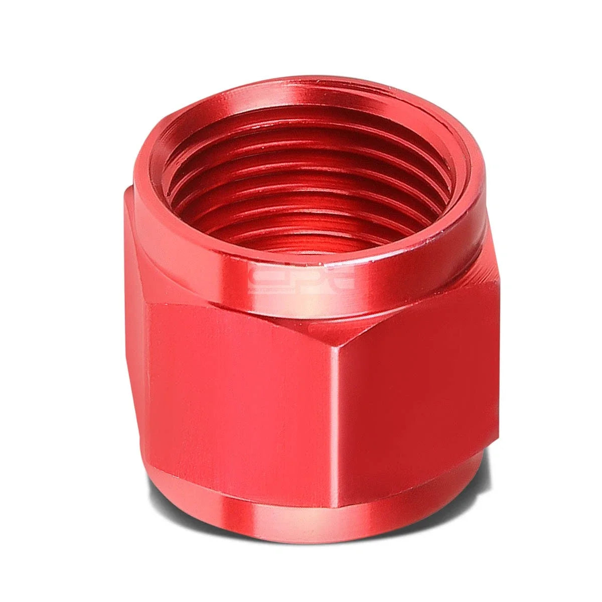 4X Aluminum/Steel Hard Line Red 4-An 1/4" Tubing Sleeve Nut Flare Fitting