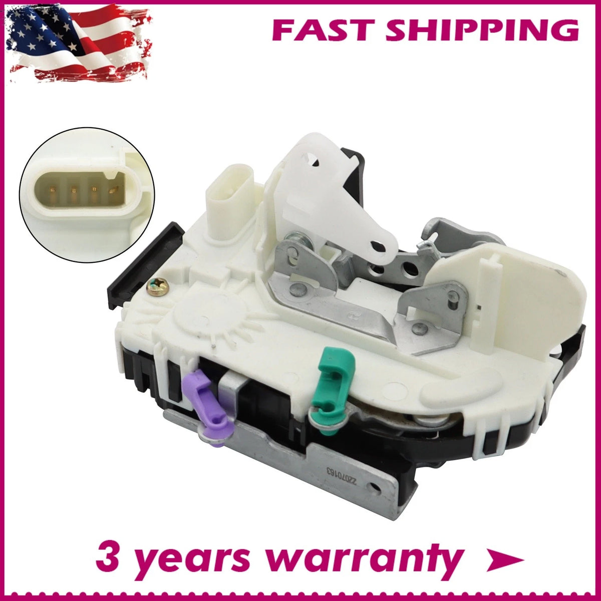 Rear Tailgate Lock Actuator for Jeep Wrangler (2007–2018) 4589584AD, 04589584AG