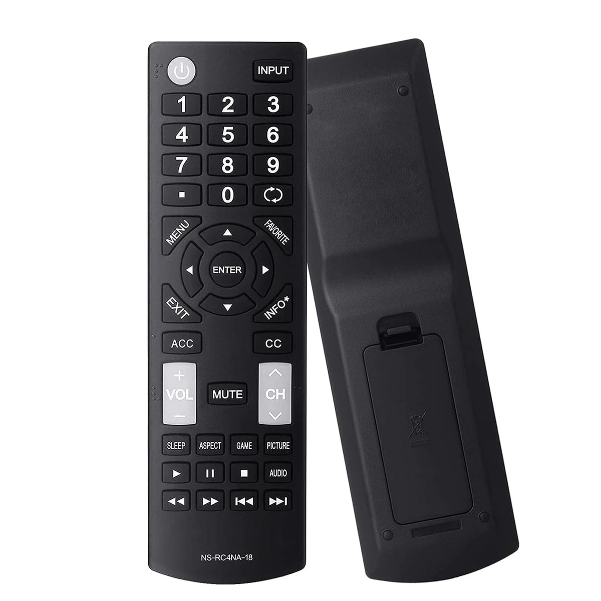 Replacement TV Remote for Insignia (Universal Control)