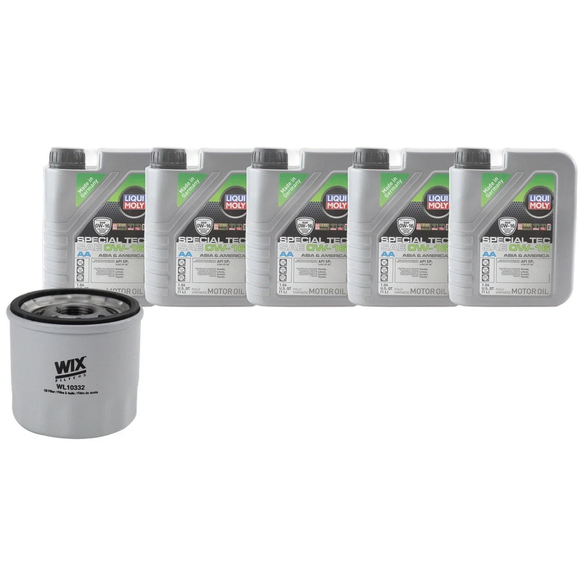 5L Liqui Moly Special Tec AA 0W16 Engine Oil Change Kit for Camry ES250 RAV4 (2018–2023)