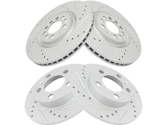 Set of 4 Brake Rotors for Audi TT Quattro (2000–2006) 13647TVNV