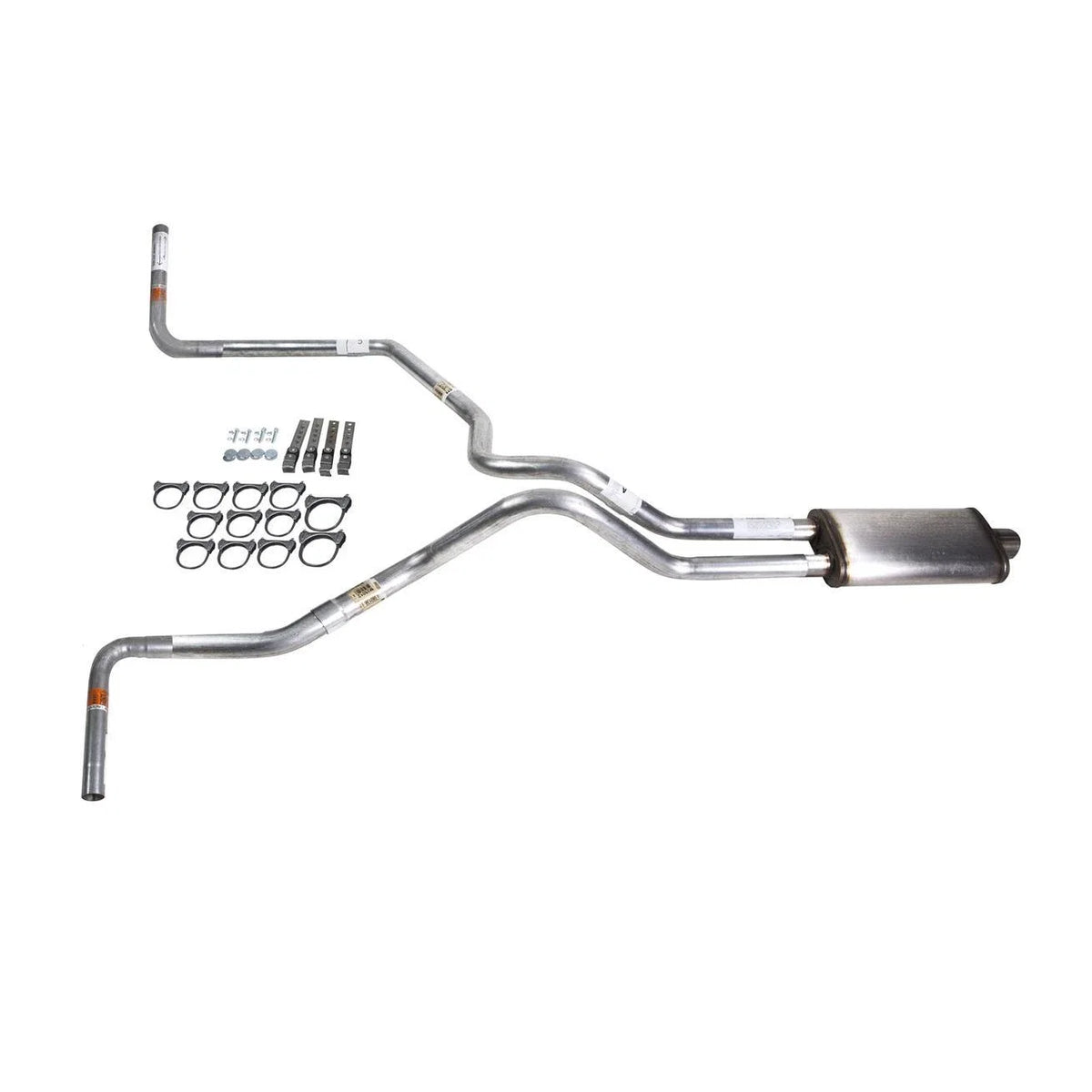 Dual Exhaust Pipe for Silverado 1996–1999 (2.5" Stainless, Side Exit)