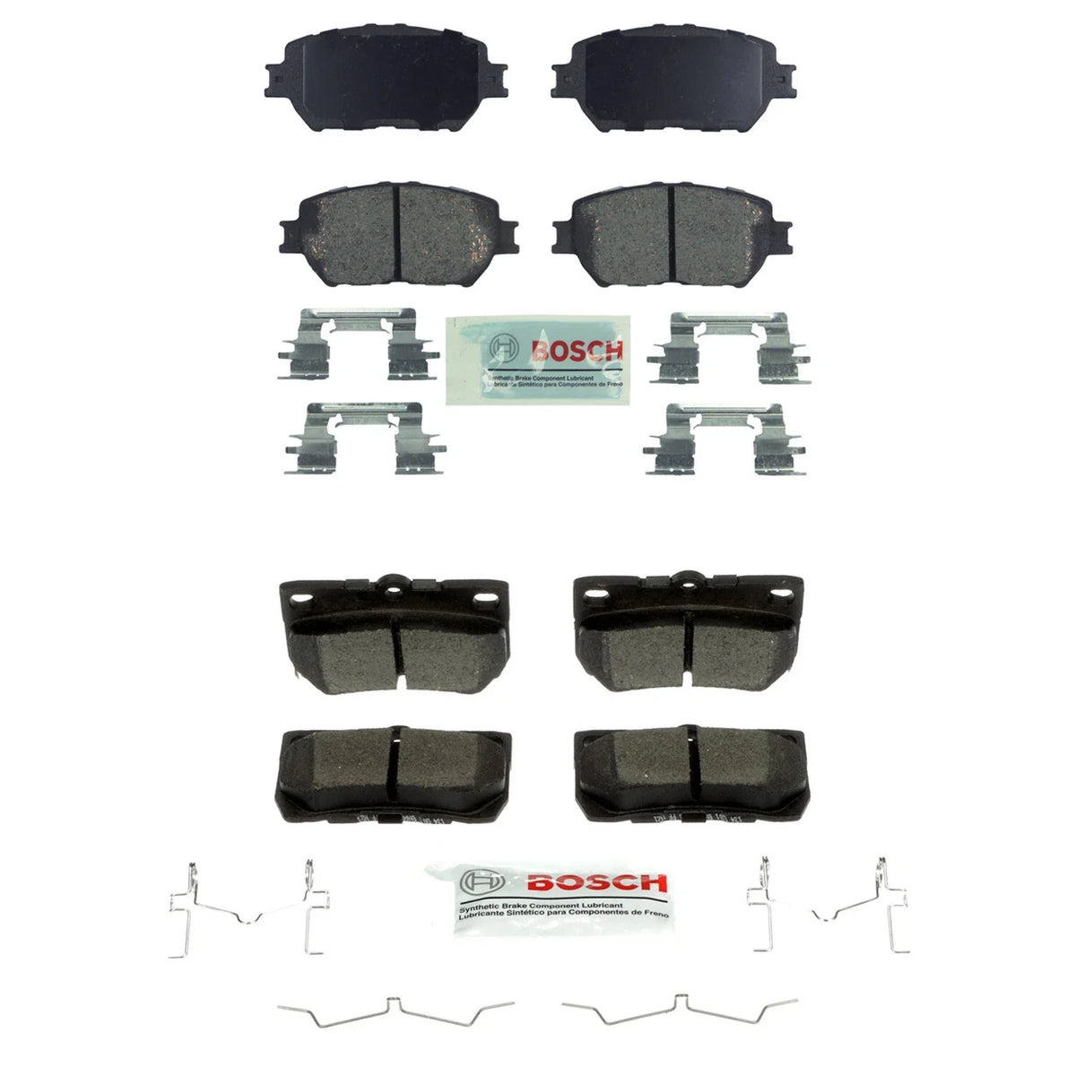 Bosch Blue Ceramic Disc Brake Pad Kit for Lexus GS300 IS250 (1998–2015)
