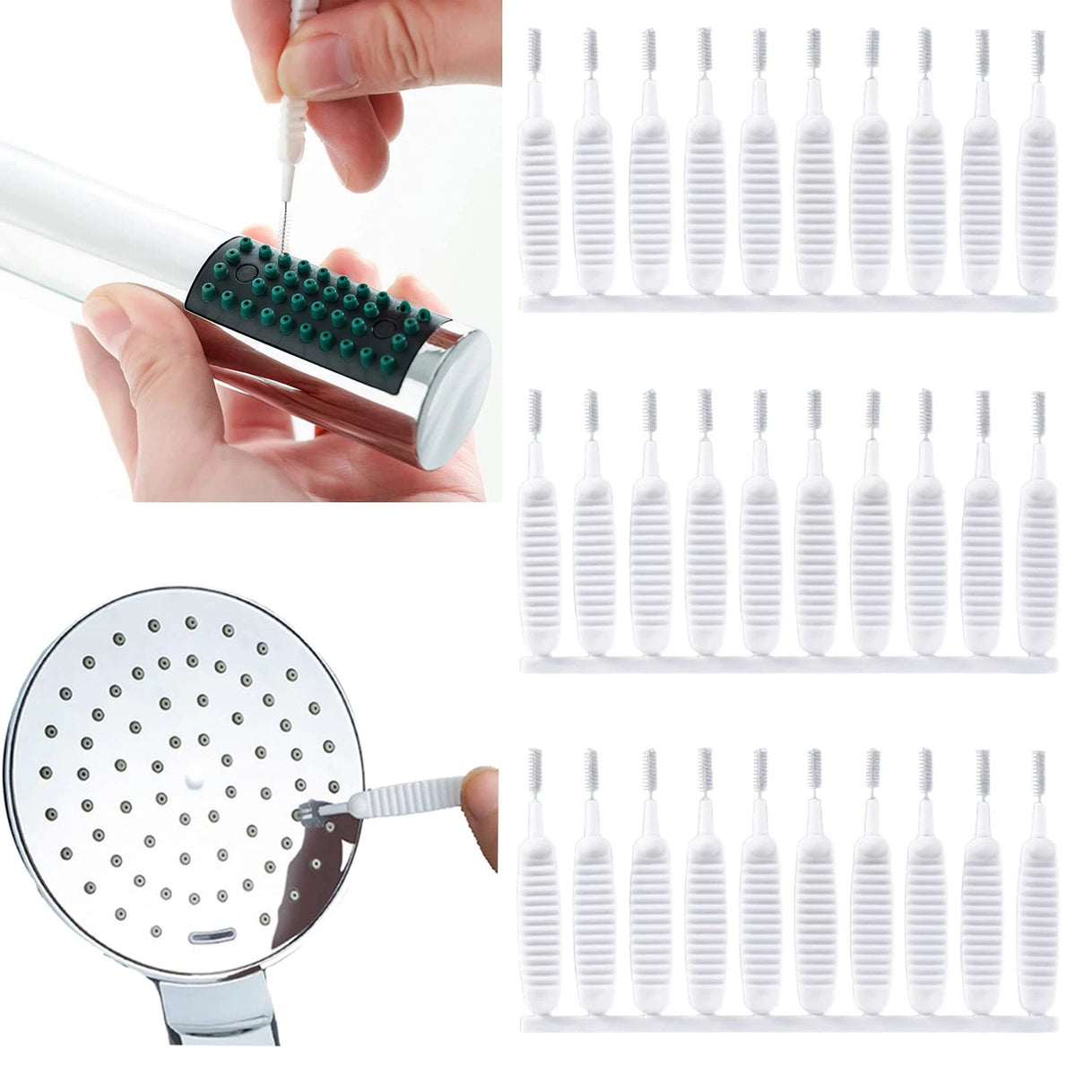 30pcs Shower Nozzle Cleaning Brush Anti-Clogging