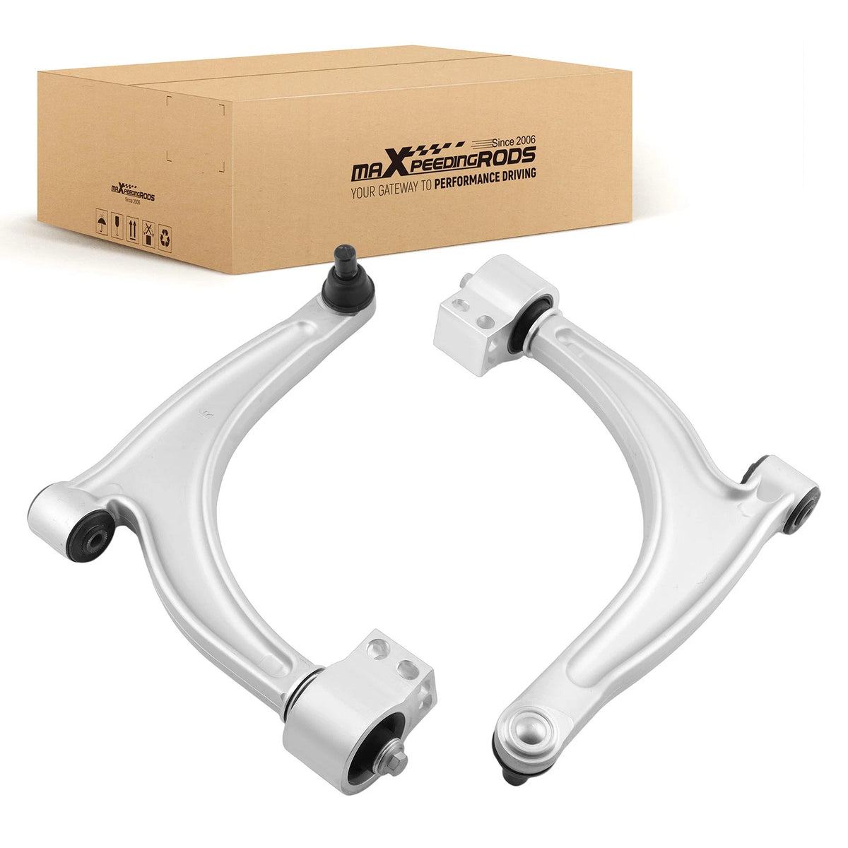 2X Front Lower Control Arms for Pontiac G6 (2005–2010) K620179, 4P98V0