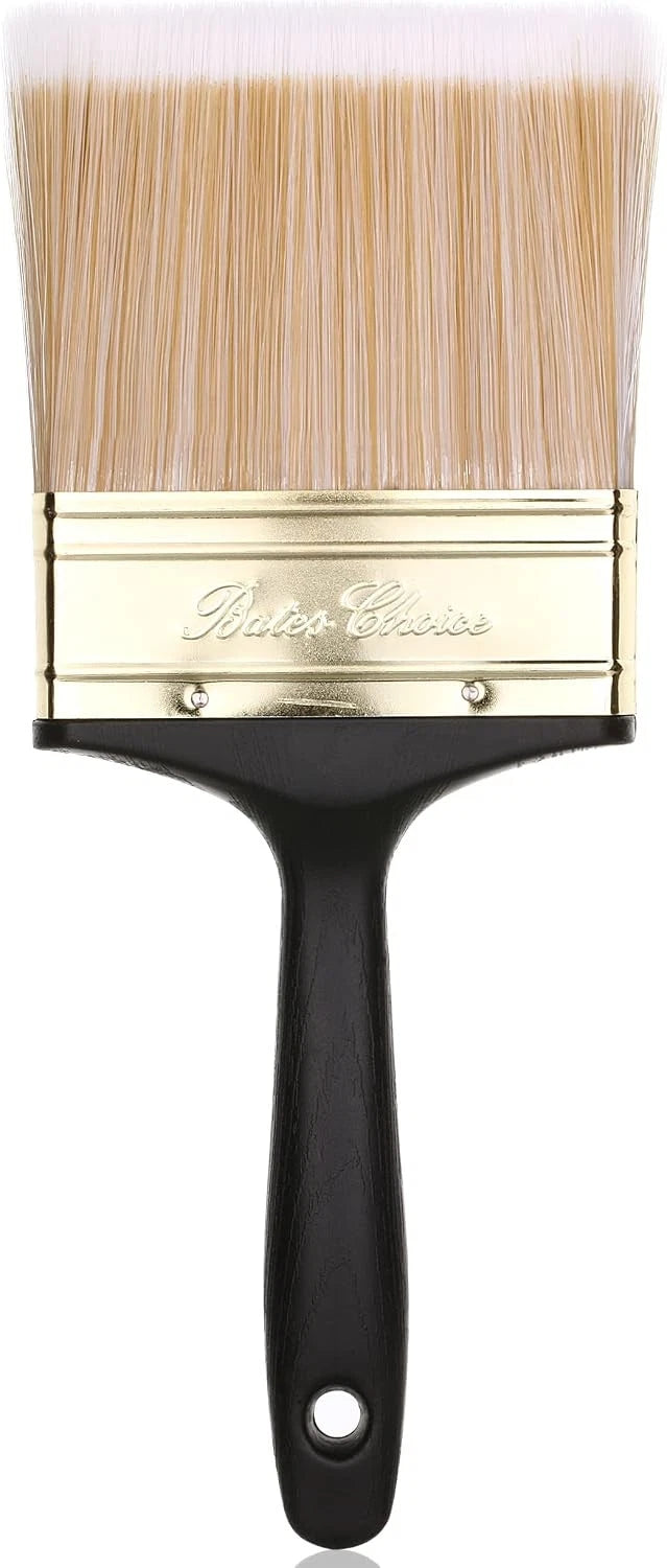 Set of 4 Soft Tip Paint Brushes for Walls and Trim