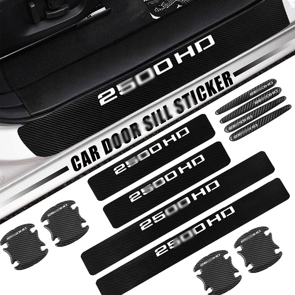 12Pcs Door Sill Handle Cup Protector for Silverado Sierra 2500HD (2019–2023)