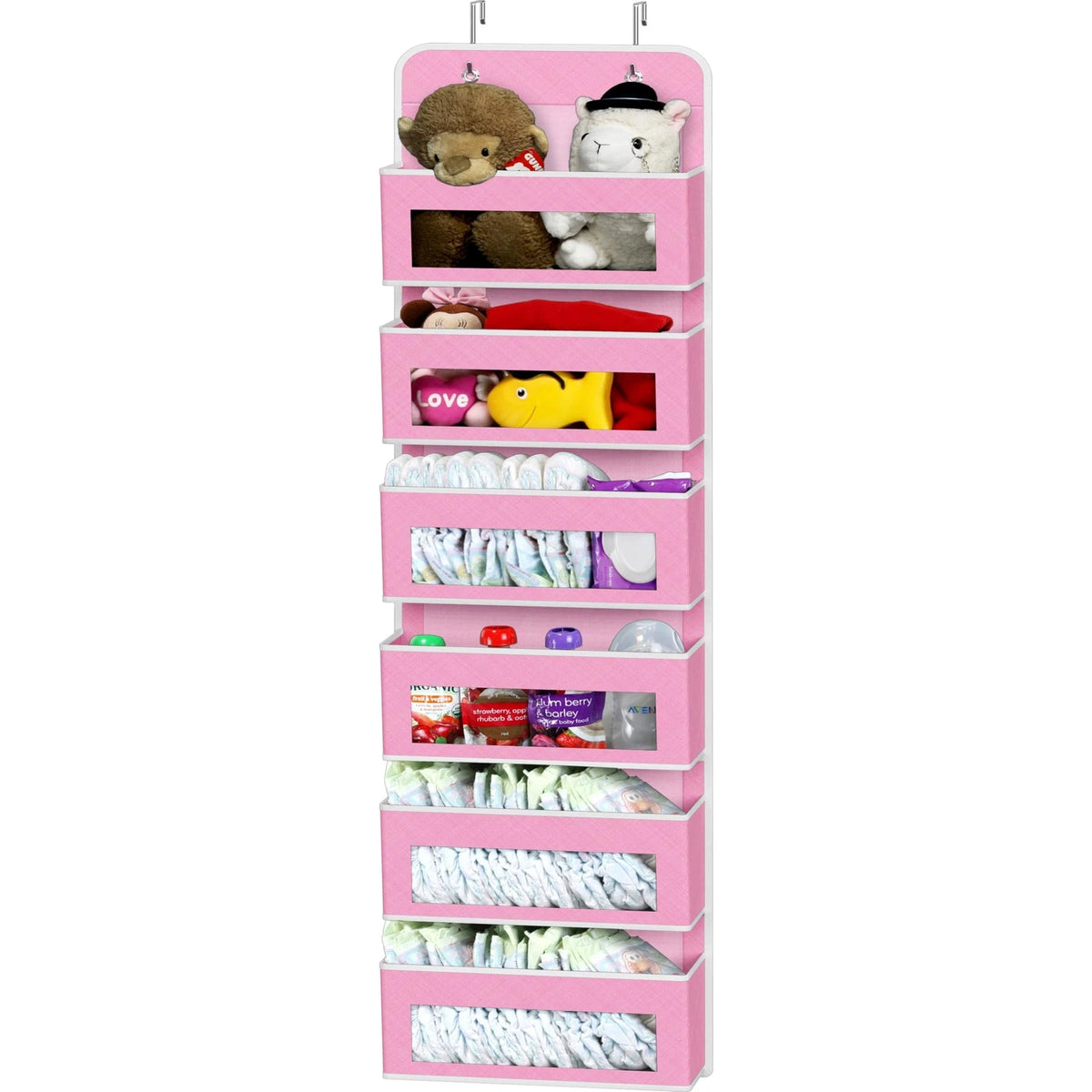 6 Pocket Over Closet Door Organizer for Home Use