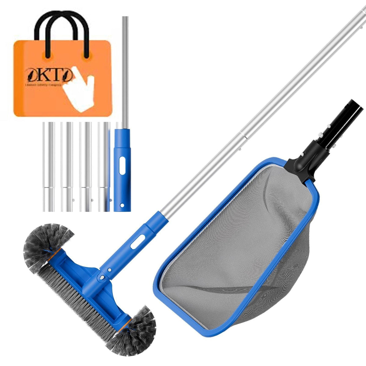 Deluxe Swimming Pool Cleaning Kit for Universal Use (No Specific Years)