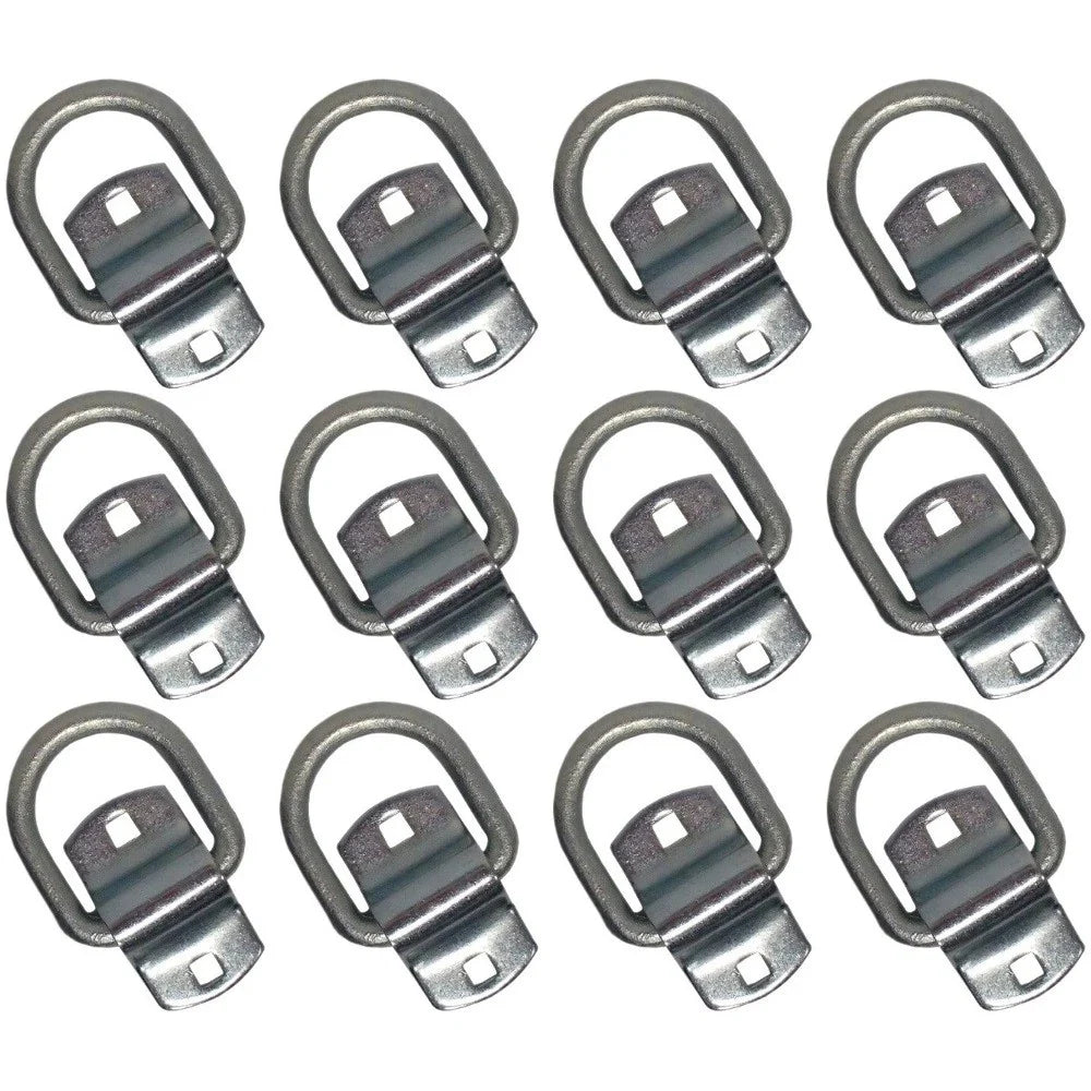 12X 1/2" Bolt-on D-Ring & Clip Replaces DR050-SC Universal