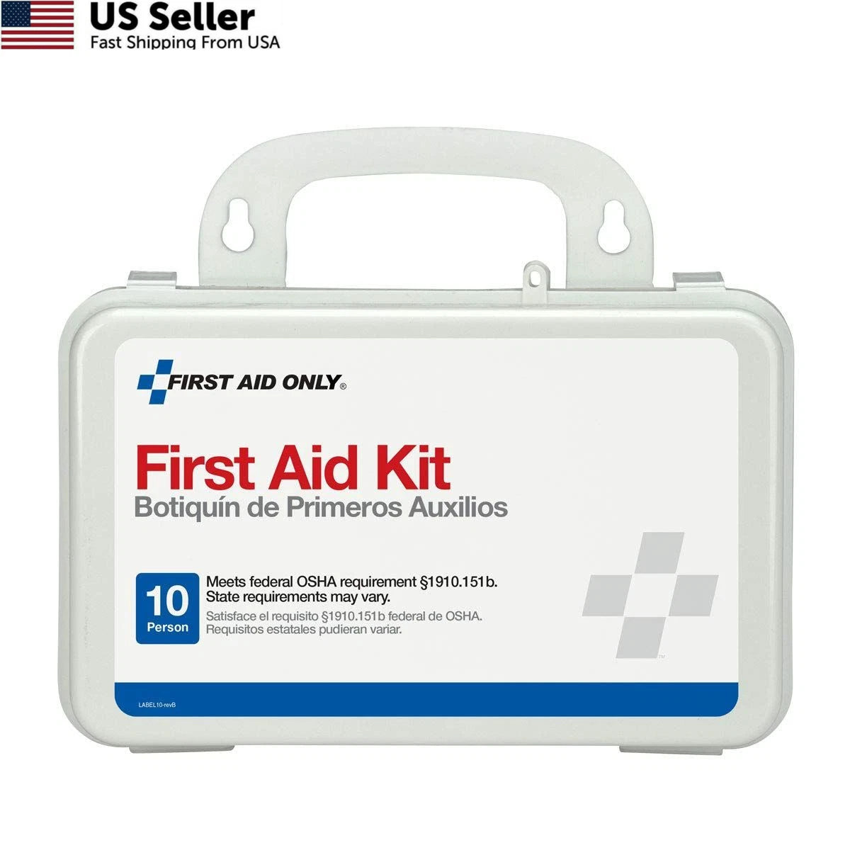 First Aid Kit for Emergency Preparedness (10-Person, 57 Pieces)