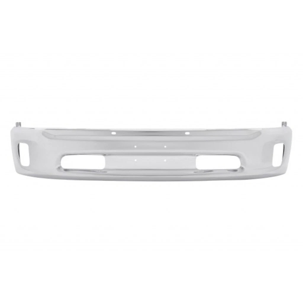 Front Bumper Face Bar for Dodge Ram (2013–2021) w/ Fog Lights, Chrome, MLX-SHE332B-90U-CL360A50, CH1002396