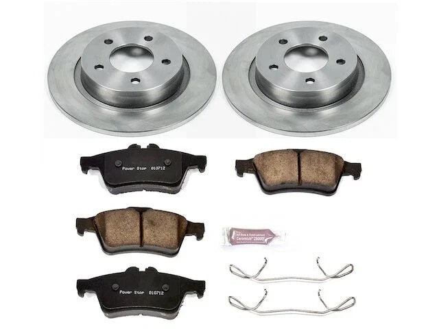 Rear Brake Pad and Rotor Kit for Mazda 3 (2004–2013) DH739PP
