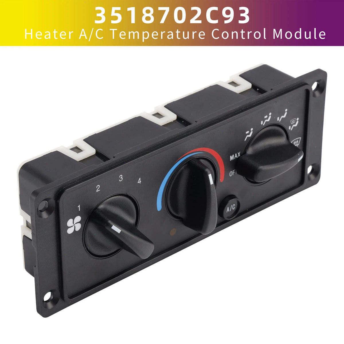 Heater A/C Temperature Control Module 3518702C93 for International (2000–2020)