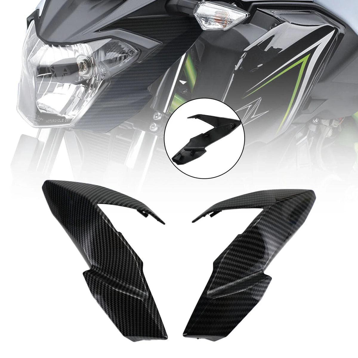 ABS Headlight Panel Cover for Kawasaki Z650 (2017–2019) T9