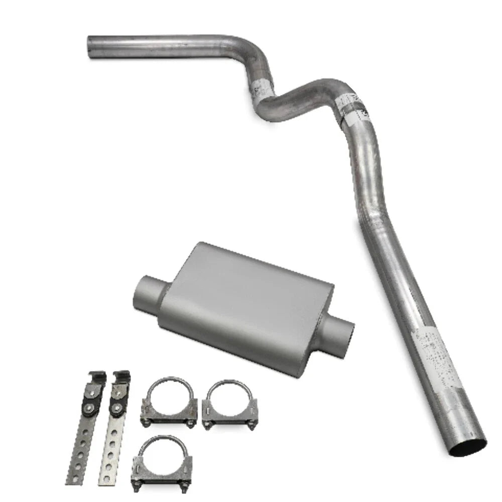 Single 3" Exhaust Kit for Chevy GMC 1500 (2019–2025) 2 Chamber