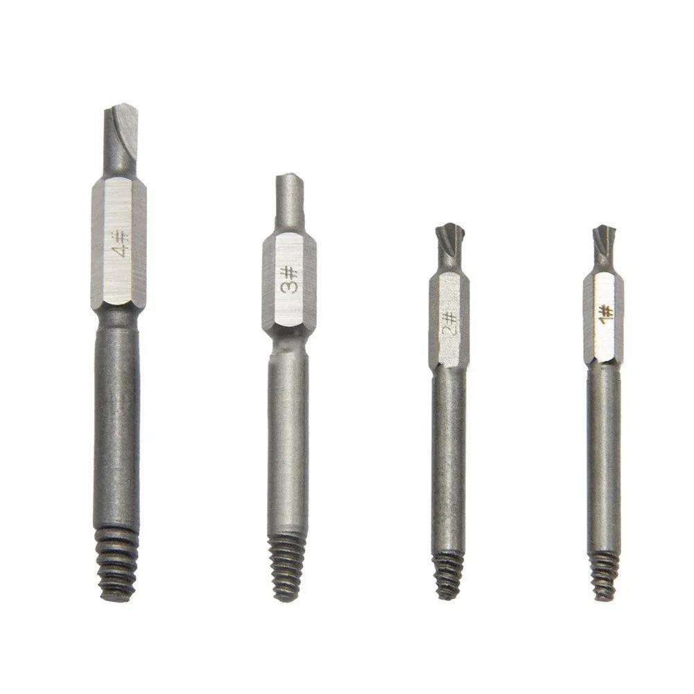 4pcs Screw Extractor Kit for Automotive Repairs