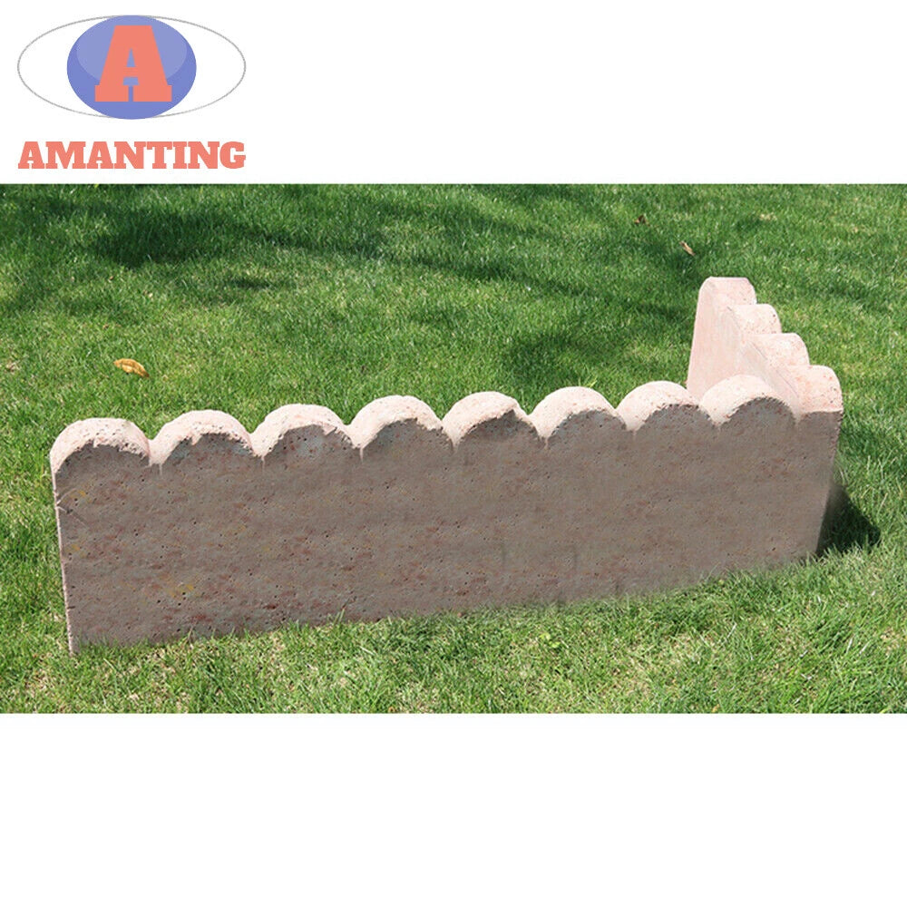 Plastic Garden Brick Edging Mould for DIY Fence and Lawn