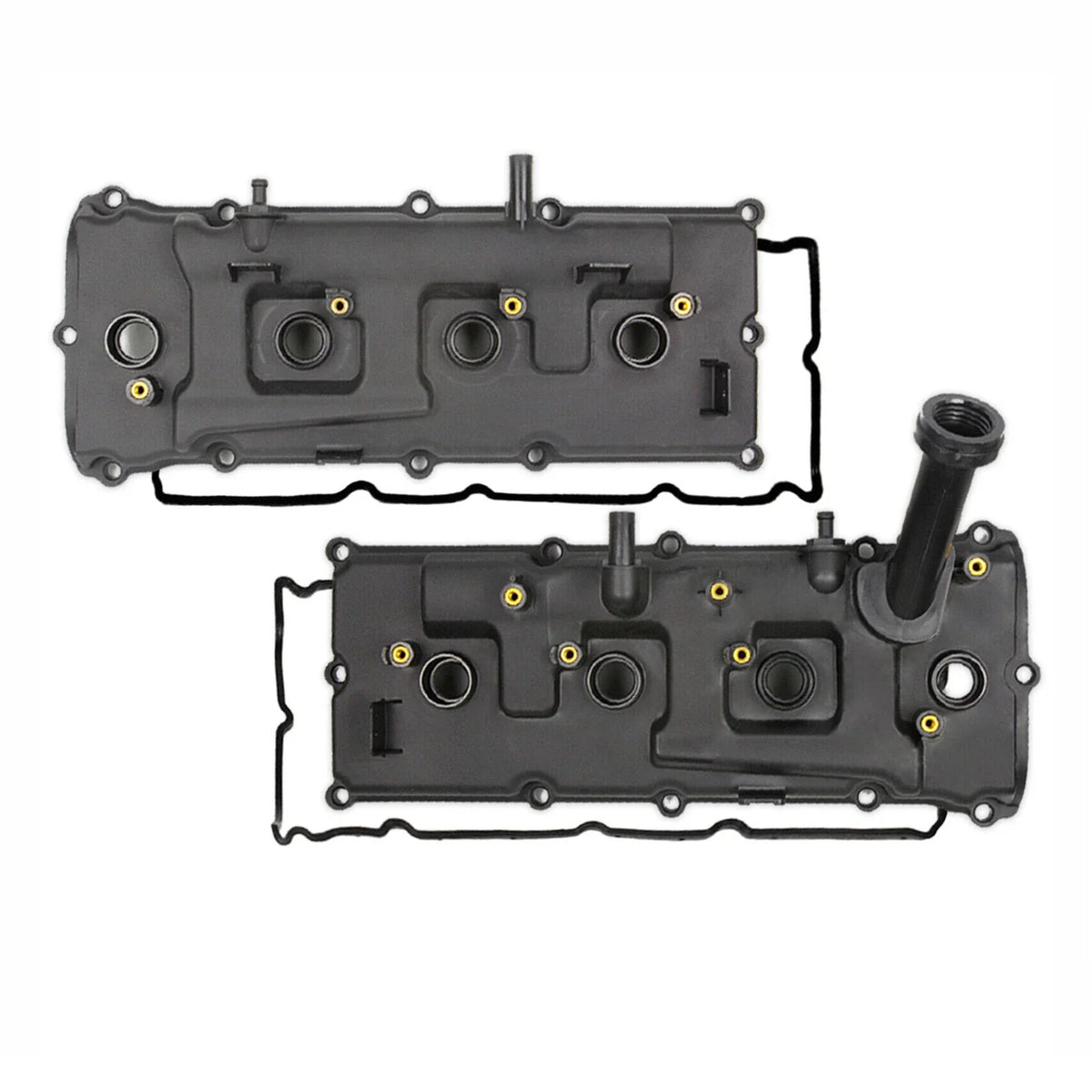 Left & Right Engine Valve Cover Set w/ Gaskets for Infiniti QX56 (2004–2010)
