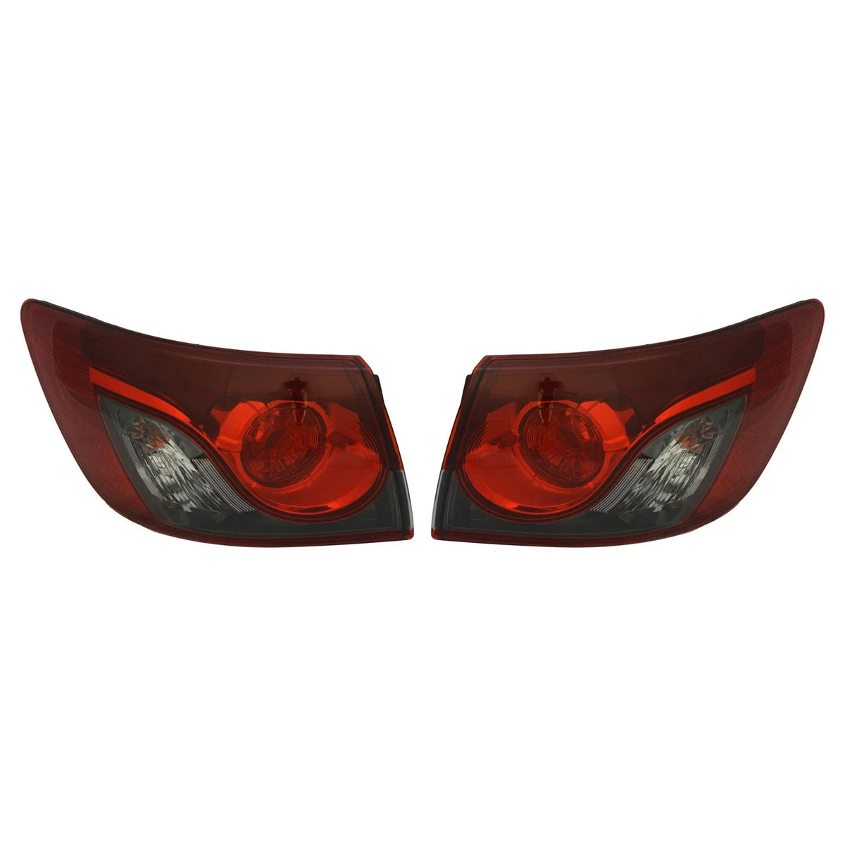 Set of 2 TYC Outer Tail Light Lamp Assembly for Mazda CX-9 (2007–2015)