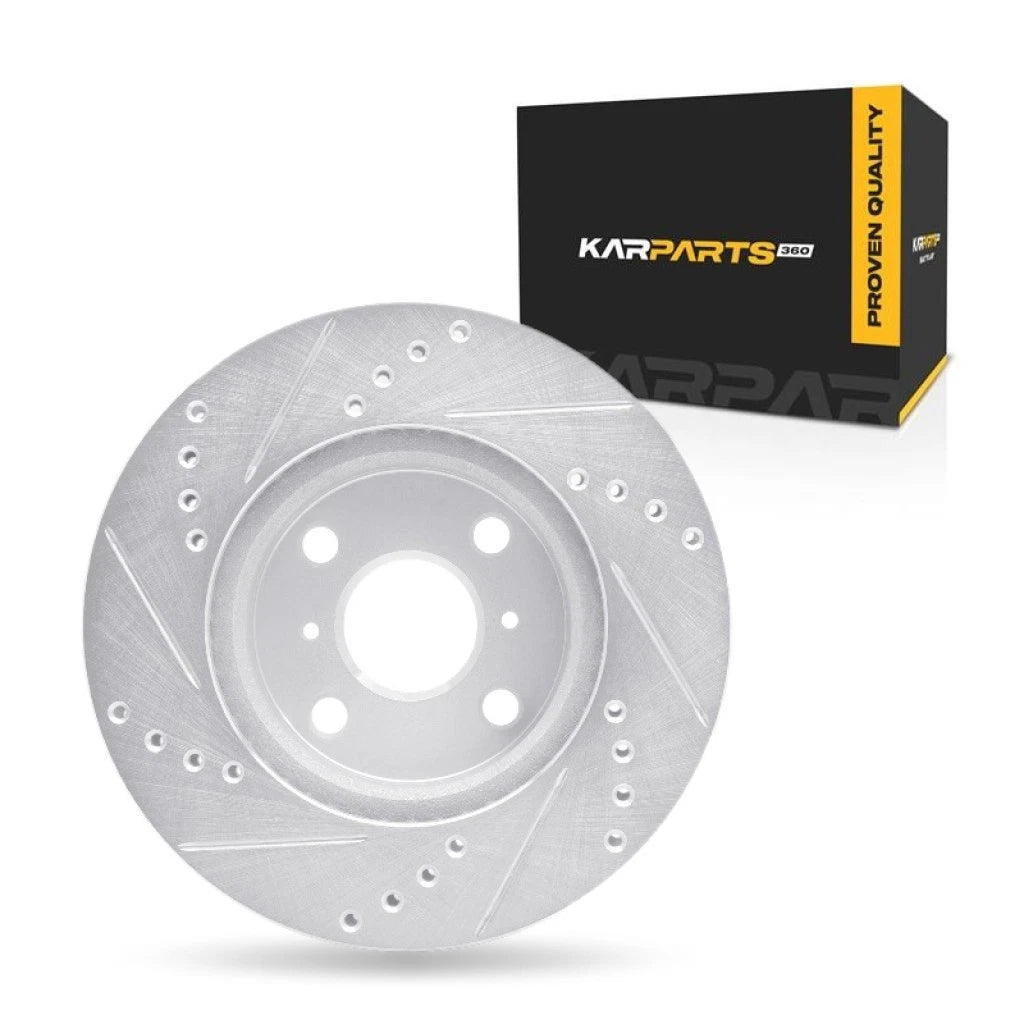 Brake Rotor for Scion iQ (2013) ALX-PAU-DF-631-76078R-CLA1 255mm Silver