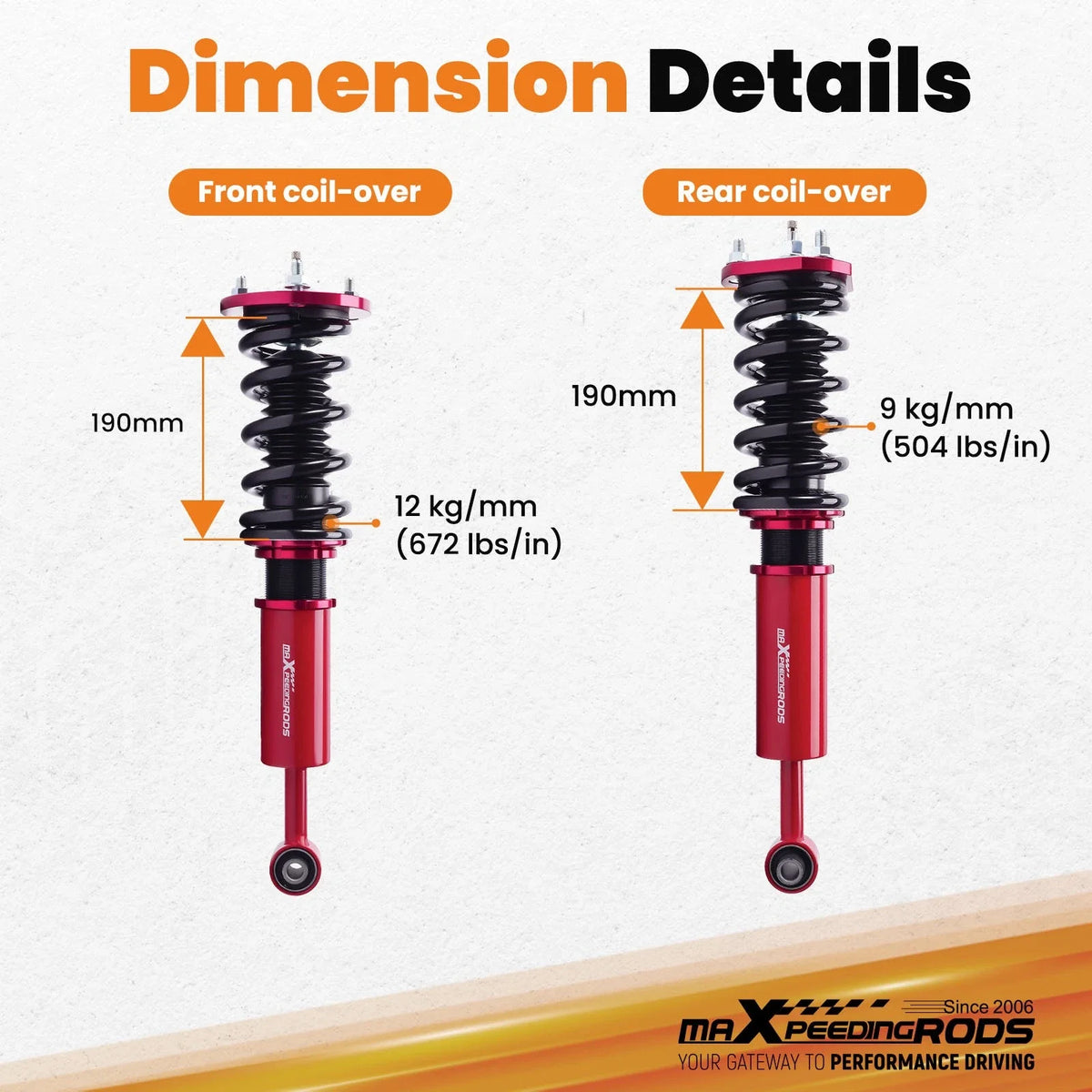Coilovers 24 Way Damper Suspension for Lexus IS350 GS300 GS350 (2006–2013)