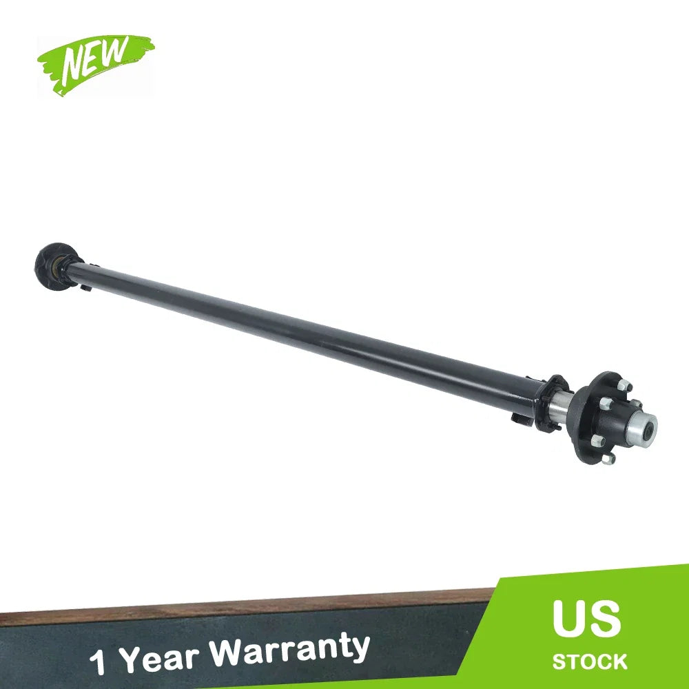 6K Trailer Axle 6000lbs 6 Lug 5.5" 89" Hub Face 74" Spring Center