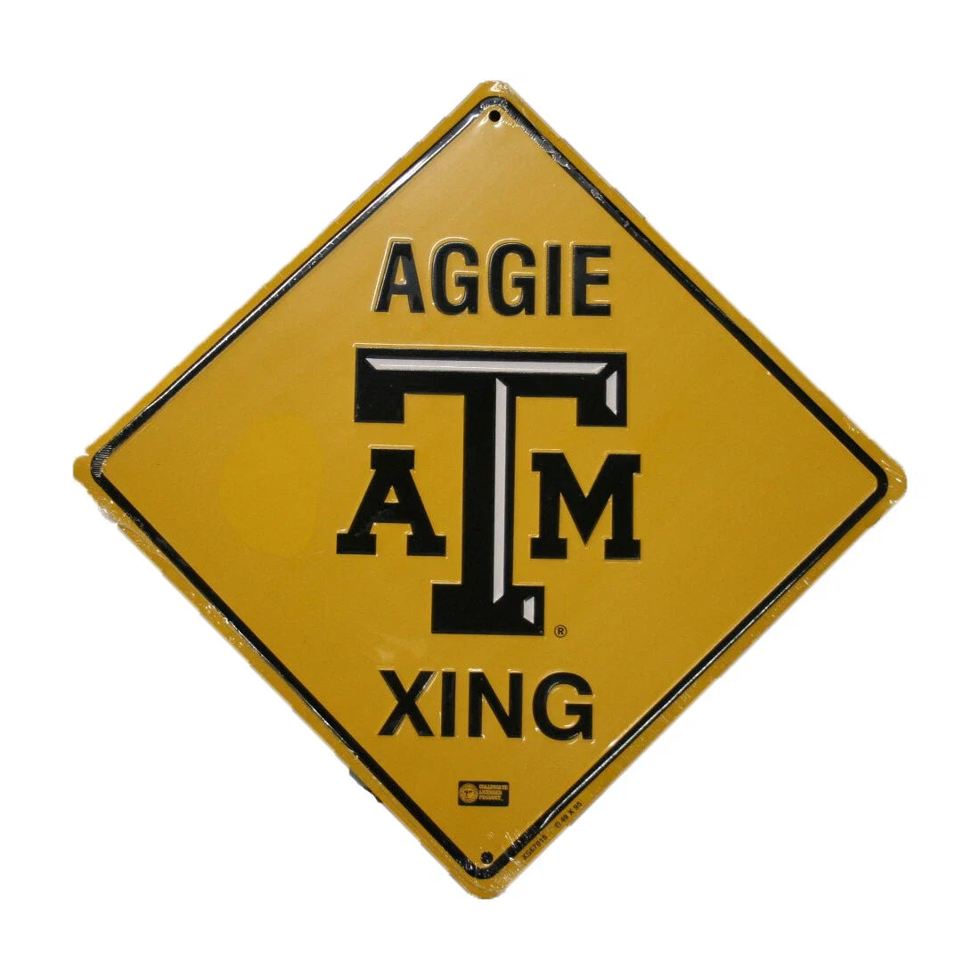 12" Metal Sign for Texas A&M Aggie Crossing