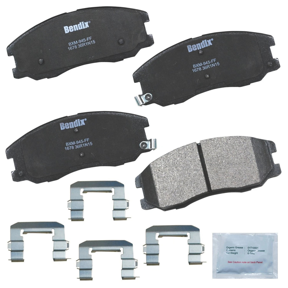SemiMetallic Front Brake Pads for Chevrolet Captiva Sport (2014–2015)