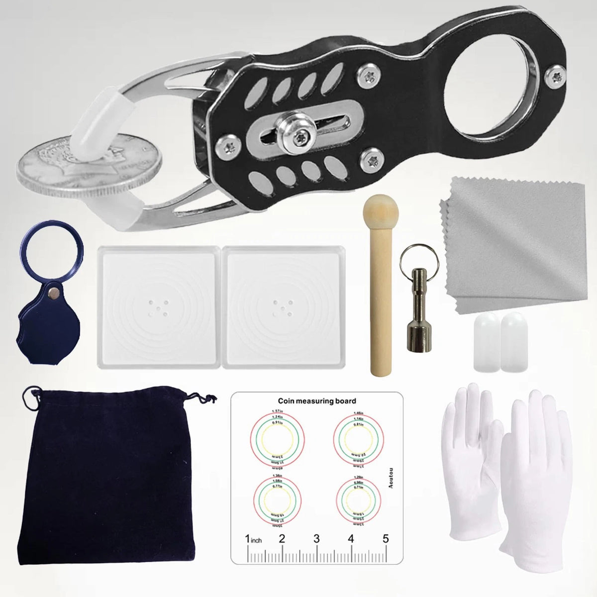 14PCS Coin Ping Test Kit for Silver Gold Coins