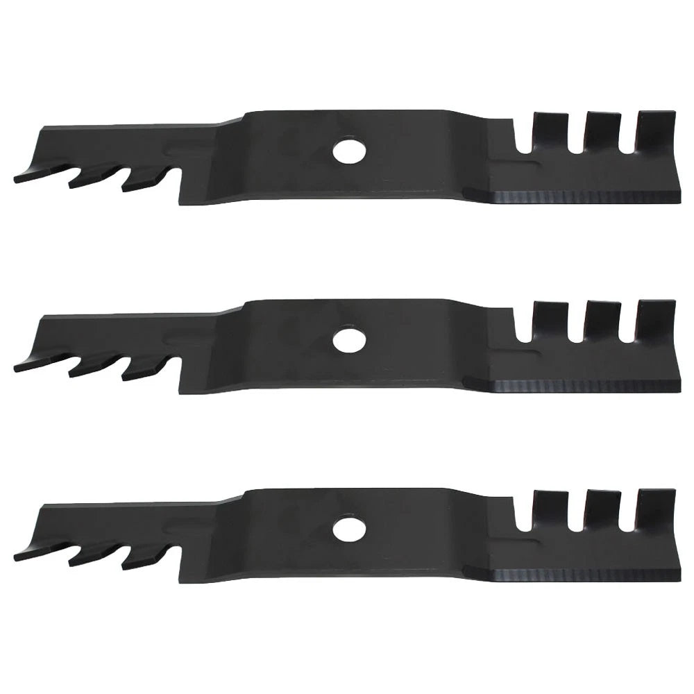3 Pack Mulching Blades for John Deere 240 265 325 345 445 (48" Deck)