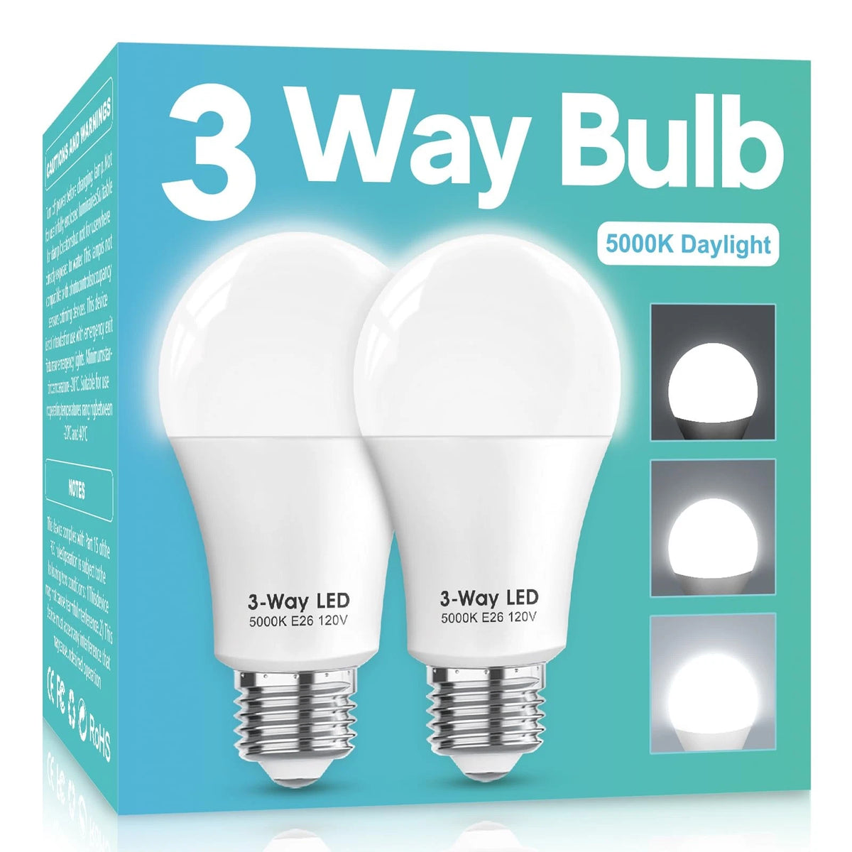 2X LED Light Bulbs for Gonhom (50W, 100W, 150W Equivalent)