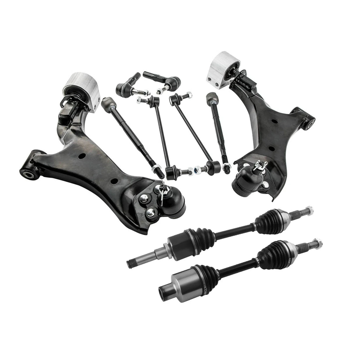 10x Front Lower Control Arms w/CV Axles for Chevrolet Equinox (2010–2016)