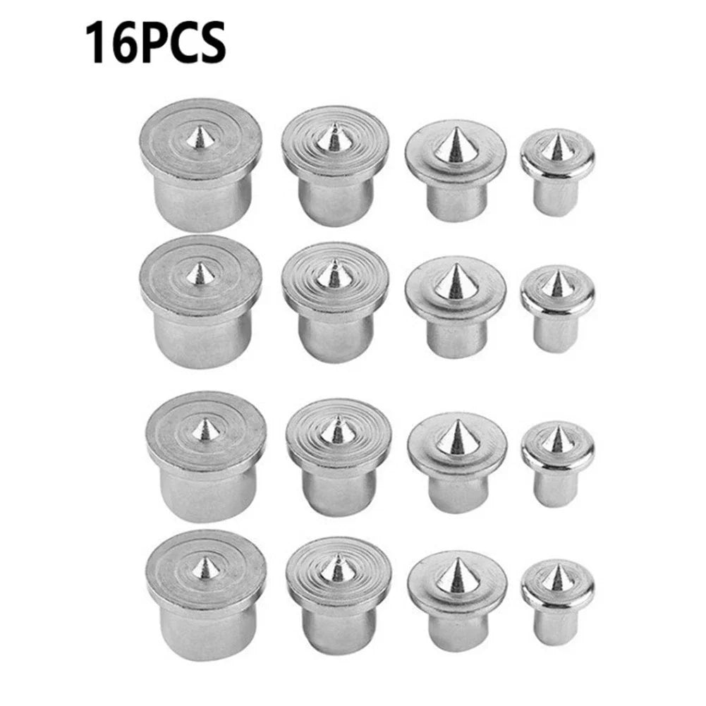 Locator Dowel Center Point Hole Tenon Drill Set (6mm, 8mm, 10mm, 12mm)