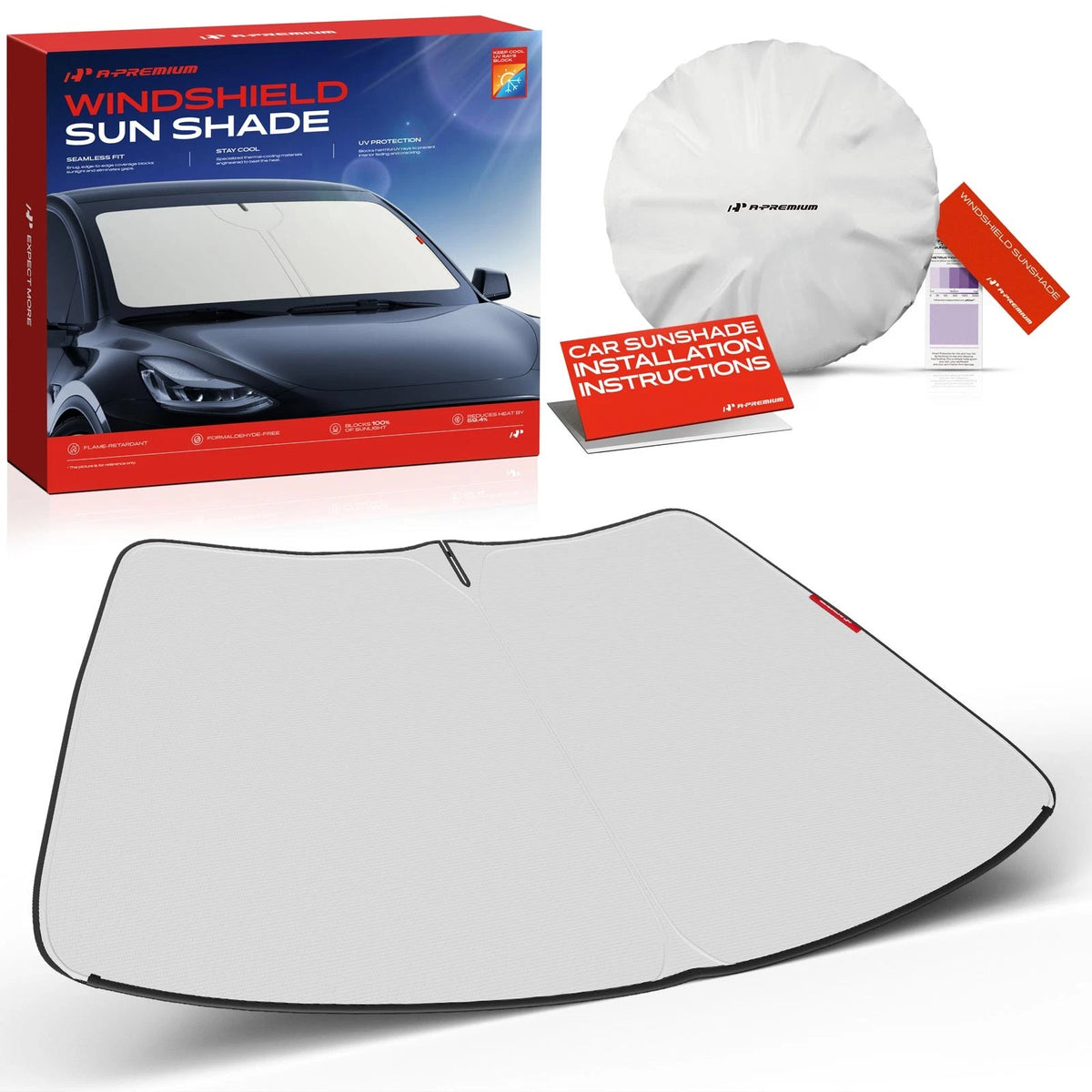Sun Shade for Chevy Tahoe (2015–2020) - Tahoe Windshield Sun Shade